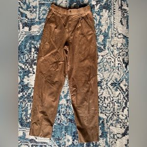 Pelle Studio Vintage Brown Leather Pants Size 28